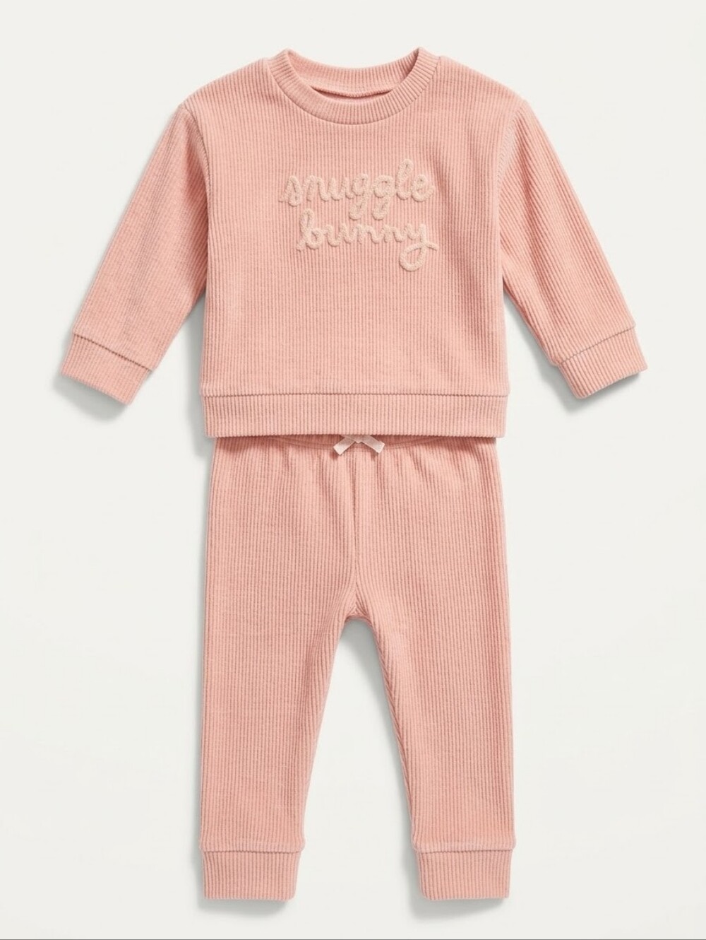 Carter's Snuggle Bunny Baby Girl Set 12 Months In Pink Like New